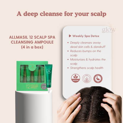 ALLMASIL﻿ 12 Scalp Spa Cleansing Ampoule