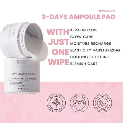 REVCELL 3 Days Collagen Ampoule Pad