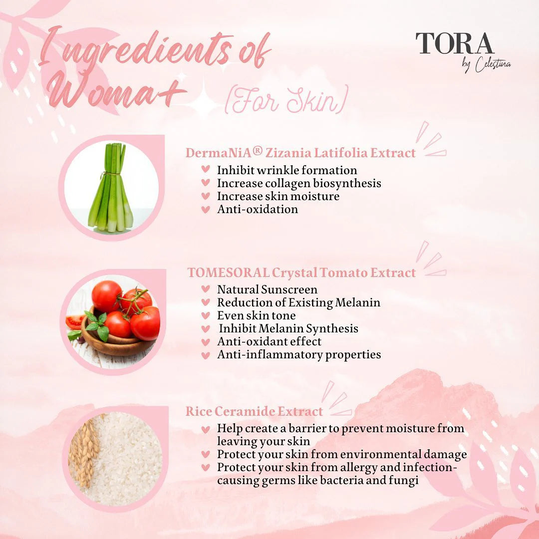 TORA WOMA+ | Feminine Care Oral Supplement