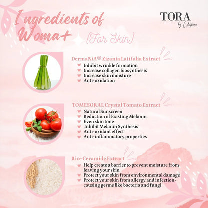 TORA WOMA+ | Feminine Care Oral Supplement