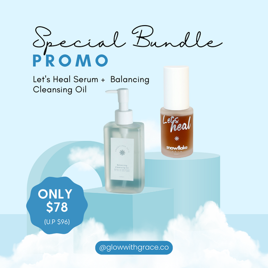 Snowflake Special Bundle – Let’s Heal Serum + Balancing Cleansing Oil