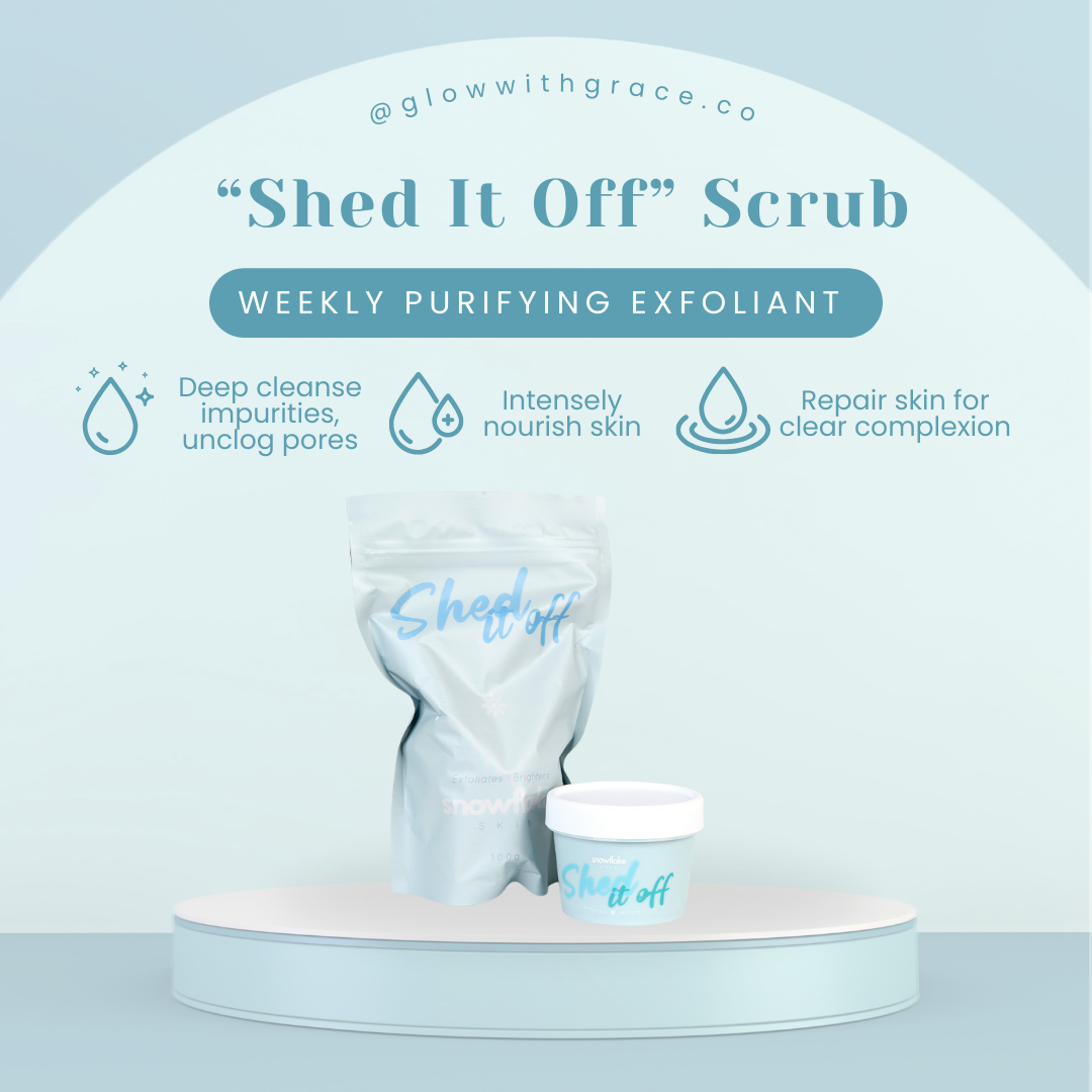 Snowflake Shed It Off! Scrub | Exfoliates & Brightens