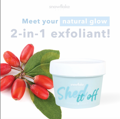 Snowflake Shed It Off! Scrub | Exfoliates & Brightens