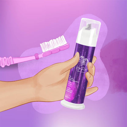 HeyRoxo Tone Neutralizing Purple Toothpaste