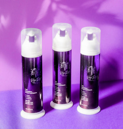 HeyRoxo Tone Neutralizing Purple Toothpaste